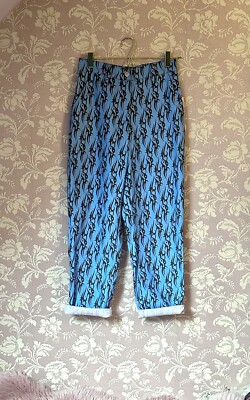 Local Heroes Stoffhose High Waist Vintage Look  y2k Tribal Print SOLD OUT Baggy