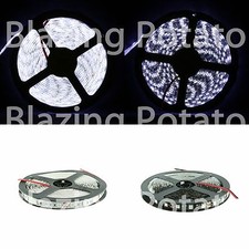5M SMD 5050 IP20 Non Waterproof Flexible 300 LED Strip Lights -White- USA