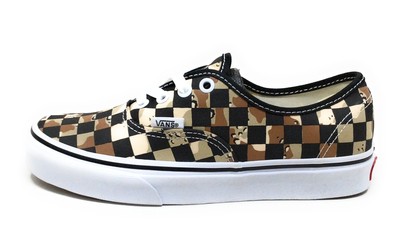 vans camo checkerboard