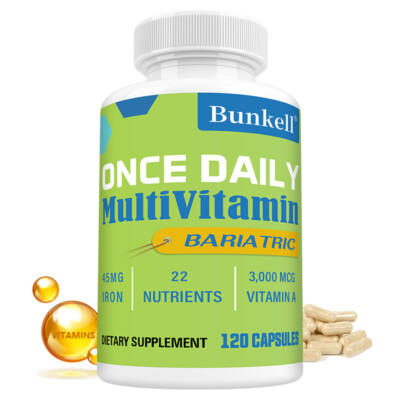 MultiVitamin 120 Capsules Women & Men Multivitamin Multimineral Daily Supplement