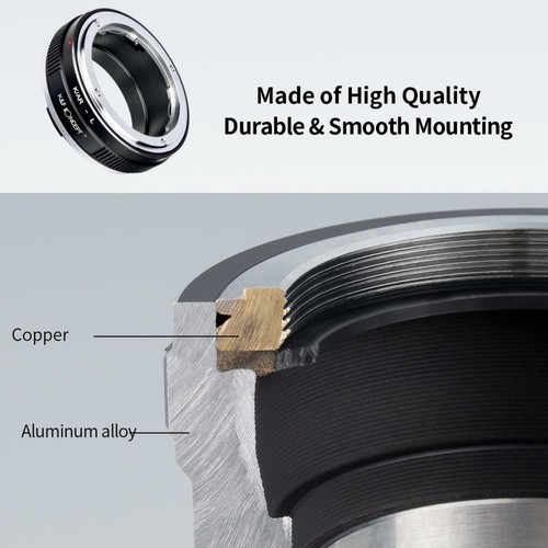 K&F Adapter Konica AR Objektiv auf an Sigma, Leica und Panasonic L-Mount-Kameraa - Bild 5 von 6