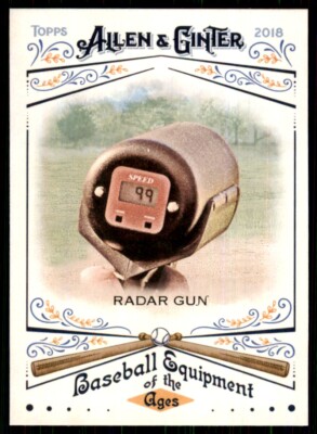 2018 Topps Allen & Ginter Radar Gun Baseball Equipment #BEA-26 Insert MLB Sports