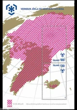 Iceland - "PRESERVE THE POLAR REGIONS & GLACIERS" Unique Thermochromic MS 2009