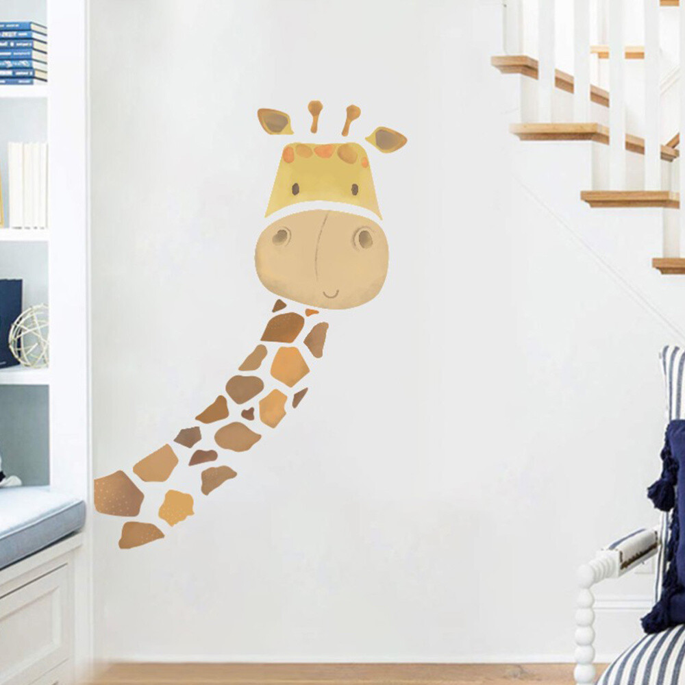 2 Sets Pvc Giraffe Wall Sticker Child Animal Wallpaper Decals eBay