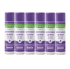 Medline Remedy Phytoplex Lip Balms, Moisturizer, oxygen-rich 0.15oz Pack of 6