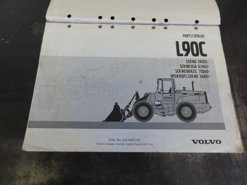 Volvo L90C Radlader Teilekatalog Handbuch 633 6697785 - Bild 3 von 6