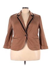 Catherine Malandrino Women Brown Blazer Xxl