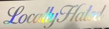 Large 36 Inch Windshield Banner Locally Hated Sticker Illest Decal Oil Slick Large 36 Inch Windshield Banner Locally Hated Sticker Illest Decal Oil Slick