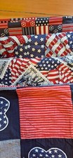 Over 8 Yards Patriotic Fabric Bundle 4 Pieces Combined 43-45 Width