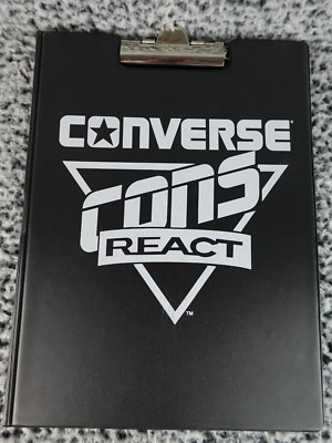 Vintage Converse Con React Basketball Clip Board Black