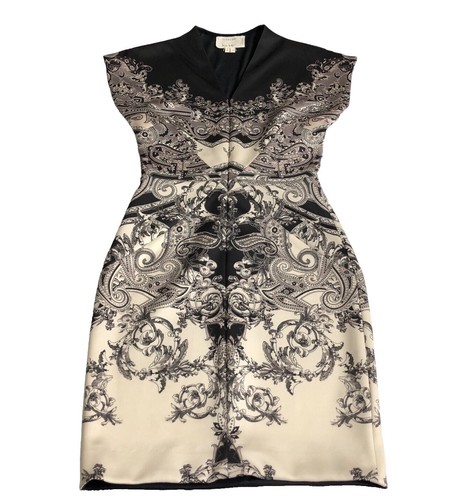 NICOLE MILLER BLACK LACE-SHEATH DRESS W/BUTTERFLY APPLIQUE DETAIL SZ 10 NWT  | eBay