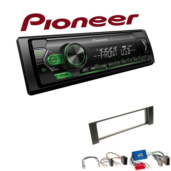 Pioneer Autoradio Android USB AUX Mit Einbauset FüR Audi A4 Cabrio 2002-2006-image