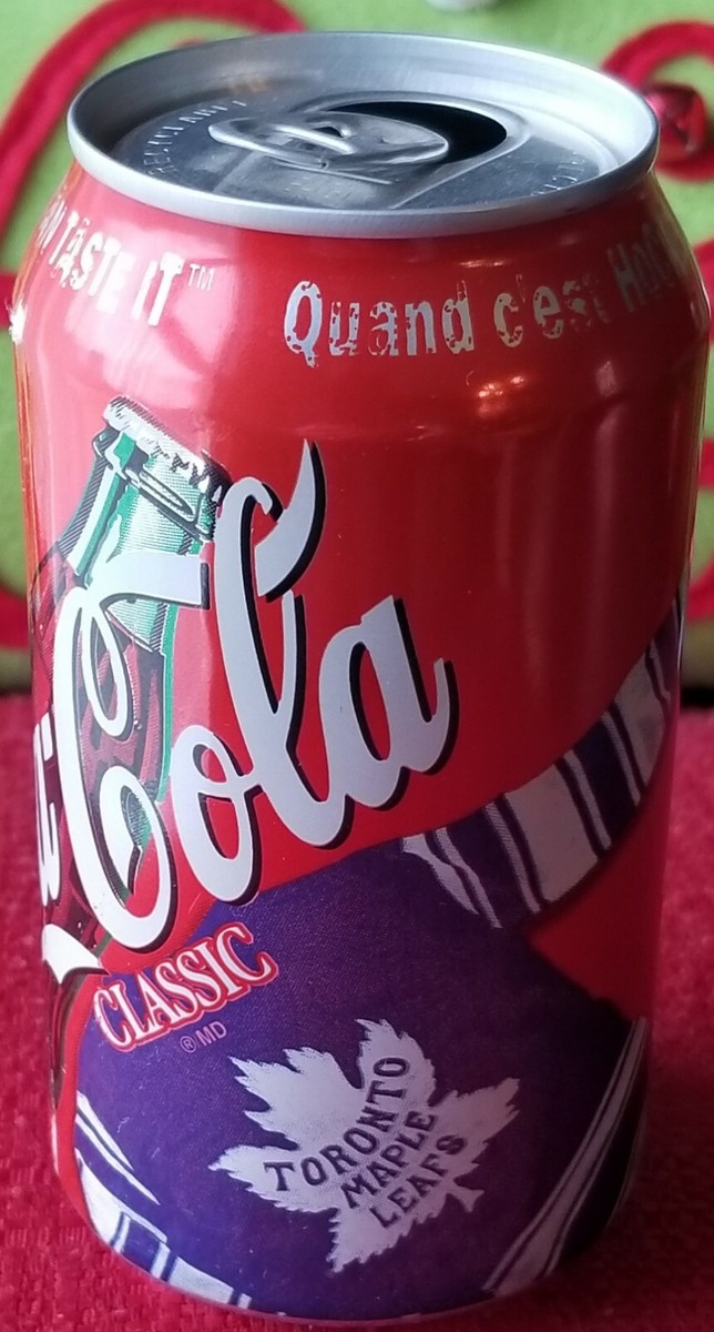 TORONTO MAPLE LEAFS Coke Can Coca Cola 1993 Norris Champions | eBay