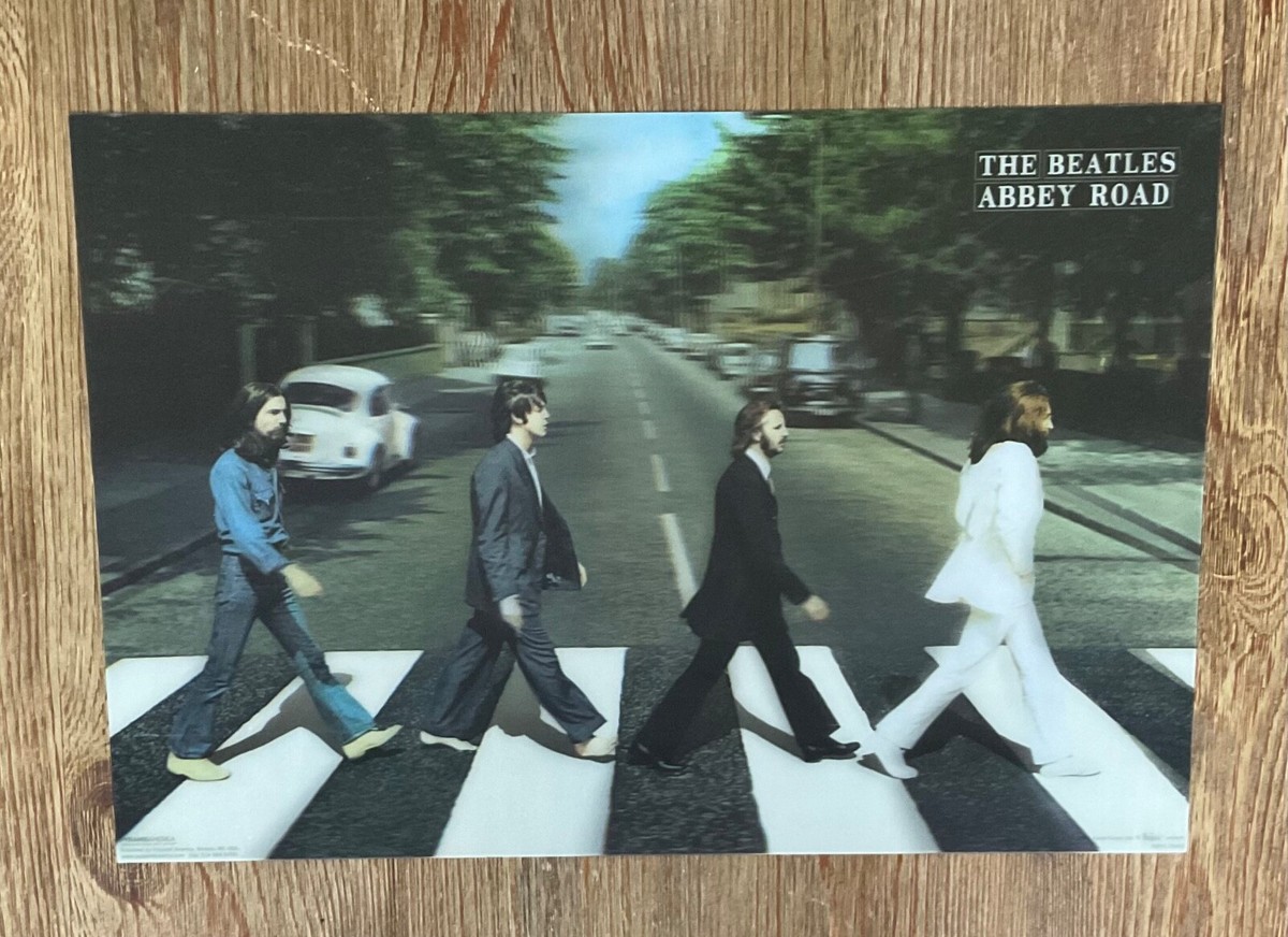 ビートルズアビー・ロード3Dポスター