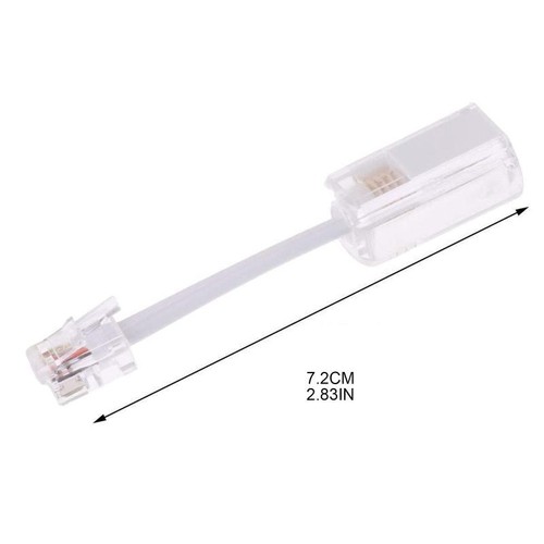 Phone Cord Telephone Handset Cord Line Cable RJ9 4P4C Telephone Accessory - Zdjęcie 7 z 9