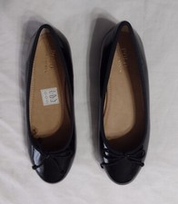 GIRL'S POLO RALPH LAUREN PATENT BLACK SHOES SIZE US 3 WORN 1 TIME NOT IN BOX