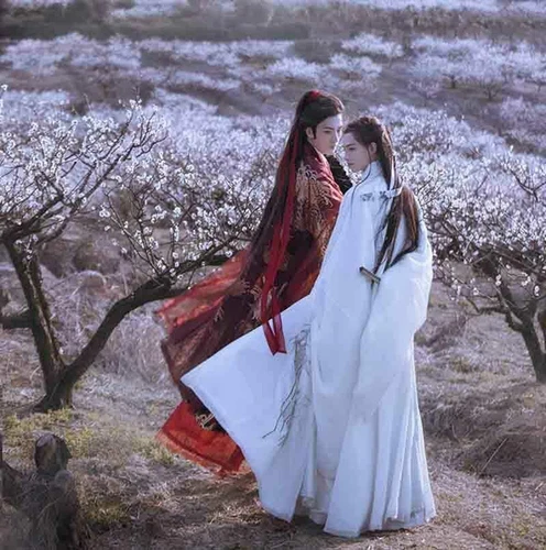 Men Chinese Ancient Traditional Hanfu Halloween Costume Fancy Dress StreetWear - Bild 6 von 13