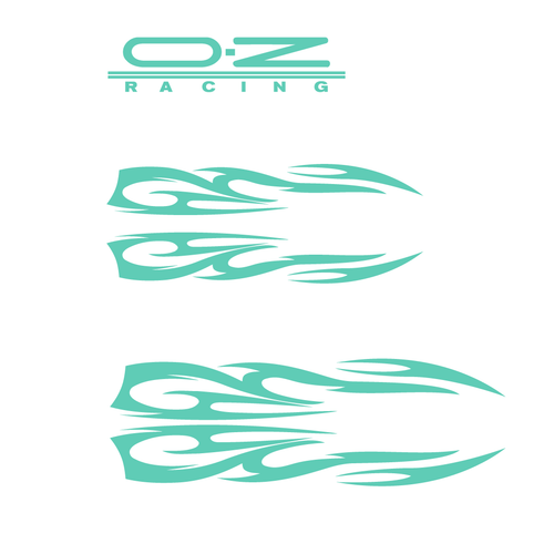 Automotive 5pc OZ Style Racing Decal Set Multiple color Made n USA - 第 27/56 張圖片