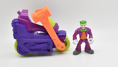 Imaginext DC Super Friends Hammer Cycle With Joker Action Figure