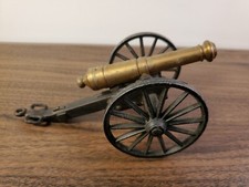 Vintage Cast Iron  Brass Miniature Cannon MFCO Co
