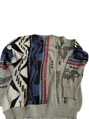 St Croix Men’s Size XL Comfort Touch Long Sleeve Sweater Multi-Color & Grey - Picture 2 of 4
