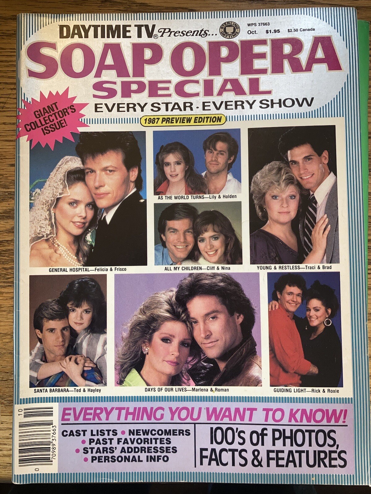 Soap Opera Daytime TV Magazine Special 1996 Marlena Hope & Bo | eBay