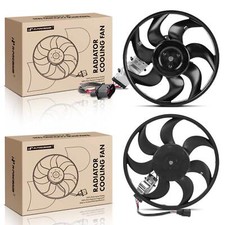 2x Radiator Fan Cooling Fan Motor for Audi Q7 VW Touareg Porsche 7L 7L0959455G
