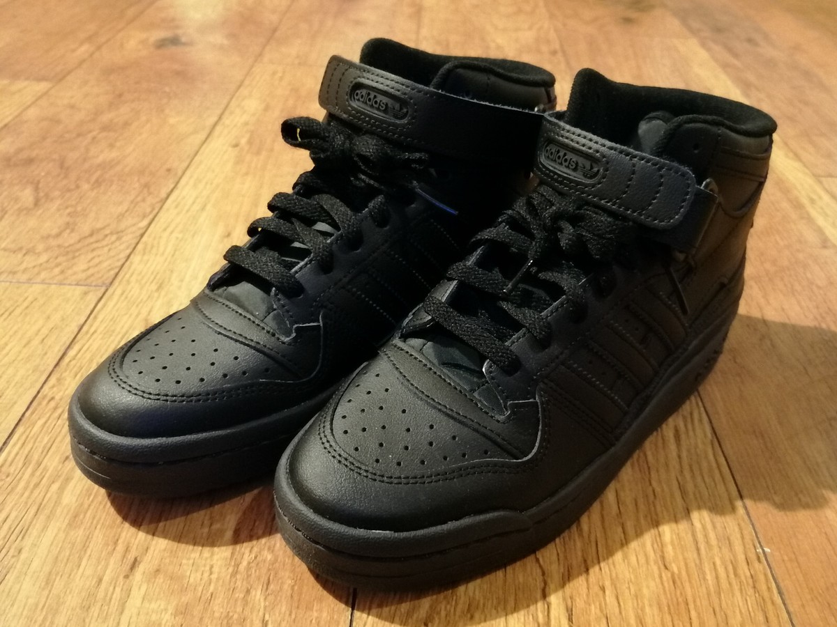 adidas originals forum mid gv9767 triple black UK UK