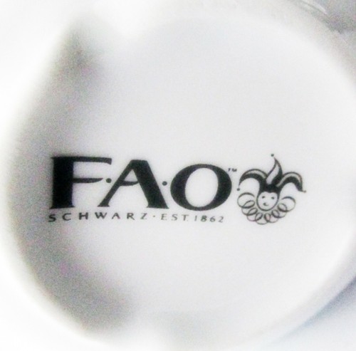 FAO Schwarz 3 Piece Baby Child Porcelain Dinnerware Set Posy Flower Bird NIB - Foto 6 di 6