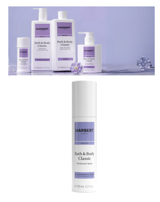 MARBERT Bath & Body Classic Mildes Deo-Spray mit Langzeitwirkung 125ml OVP