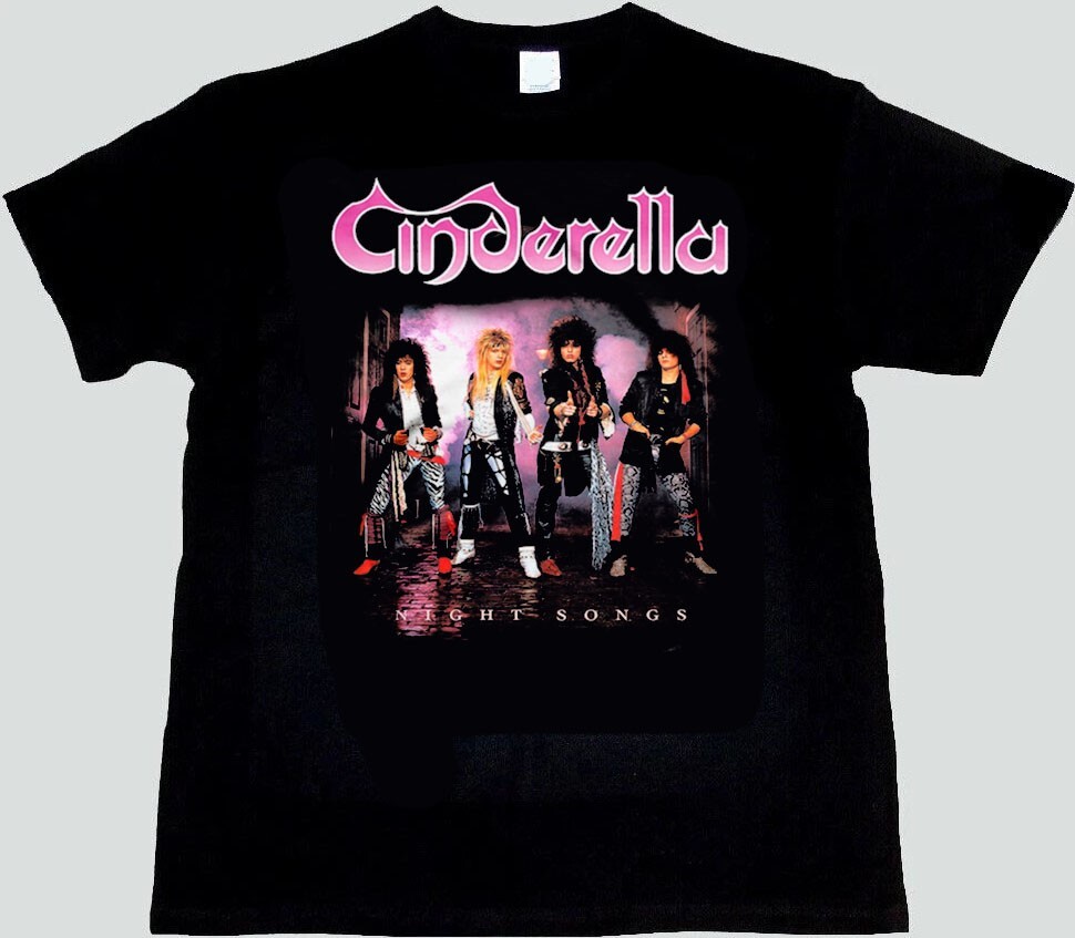Cinderella rock band t-shirt, night songs, gift for rock band, unisex shirt