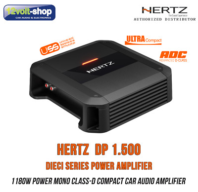 HERTZ DIECI DP 1.500 - Ultra Compact D-Class Mono amplifier 1180W