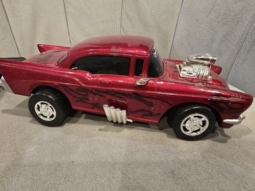 DE COLECCIÓN 1957 '57 CHEVY BEL AIR CHEVROLET CONTROL REMOTO ROJO no probado - Imagen 4 de 11