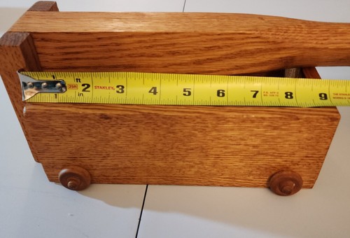 Vintage Handmade Wooden/Oak, Goose Neck Wallnut (Or Other Nuts) Shell Cracker. - Picture 8 of 9