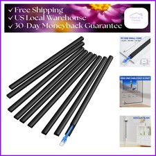 Slimline 128in Cable Covers - Self-Adhesive Wall Wire Hider for Safe Living