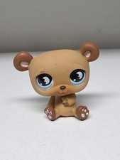 Littlest Pet Shop LPS Bear 814 Brown Honey Hu...