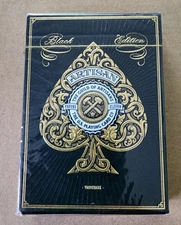 Theory11 Premium Playing Cards Artisan Black Edition 2020 USA Made NEW/SEALED