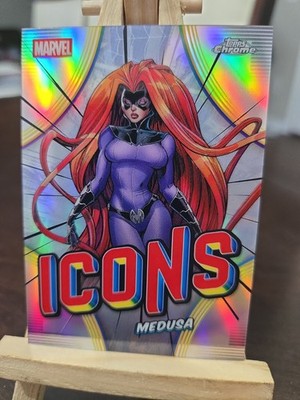 2026 Topps Chrome Marvel Icons Insert Medusa MI-12