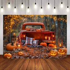 7x5ft Fall Autumn Pumpkin Patch Photography Backdrop Thanksgiving Photo Booth