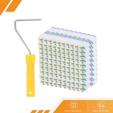 100pcs - Paint Roller Kit 4 Inch Fiber Small Paint Roller Brush with Handle