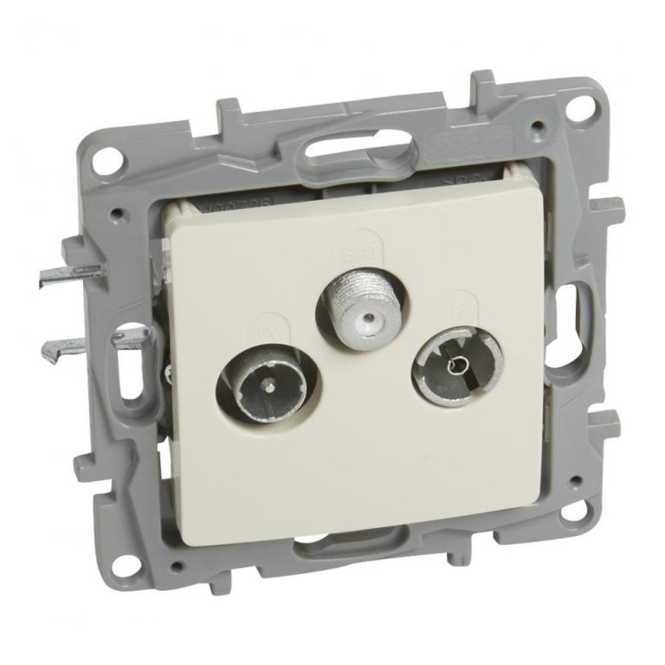 NILOE RTV SAT Antenna Socket Passage 14dB Cream 764664