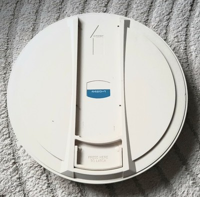 alte Computer Magnetplatte weiß, Hard Disk Drive Platter Vintage 1
