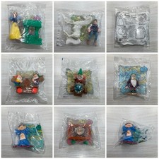 Complete Set  U3 - Lot of 9 1992 Snow White  the 7 Dwarfs McDonalds Happy Meal