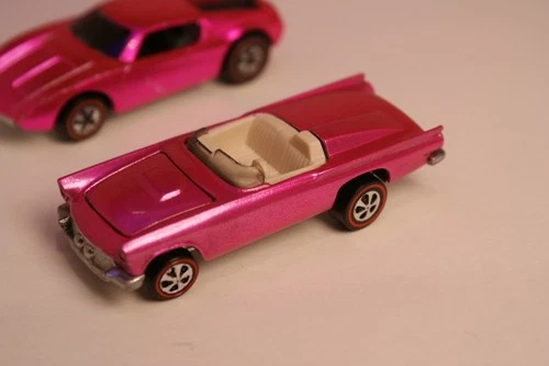 Restored Hot Wheels Redline -Classic '57 'T-Bird - Hot Pink!! Free Shipping!!