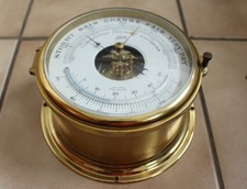 DEKORATIVES SCHIFFSBAROMETER VON SCHATZ MADE IN GERMANY #12725