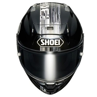 Shoei X-15 Cross Logo Helmet - Black/White - TC-5 - Large 0105