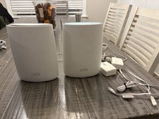 Netgear RBK50-100NAS Orbi AC3000 Tri-Band Whole Home WiFi System RBR50  RBS50