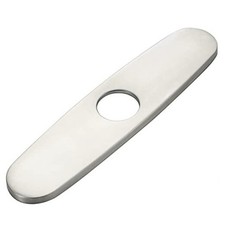 Hole Cover Deck Plate Escutcheon 10 Inch for Bathroom or Kitchen Brushed Nickel