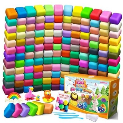  Air Dry Clay Modeling Clay for Kids, DIY Molding Magic Clay for 150 Colors