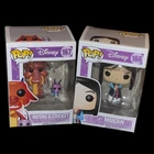Funko Pop & Buddy Disney Mulan: Mushu Cricket/Mulan #166 & #167 Lot